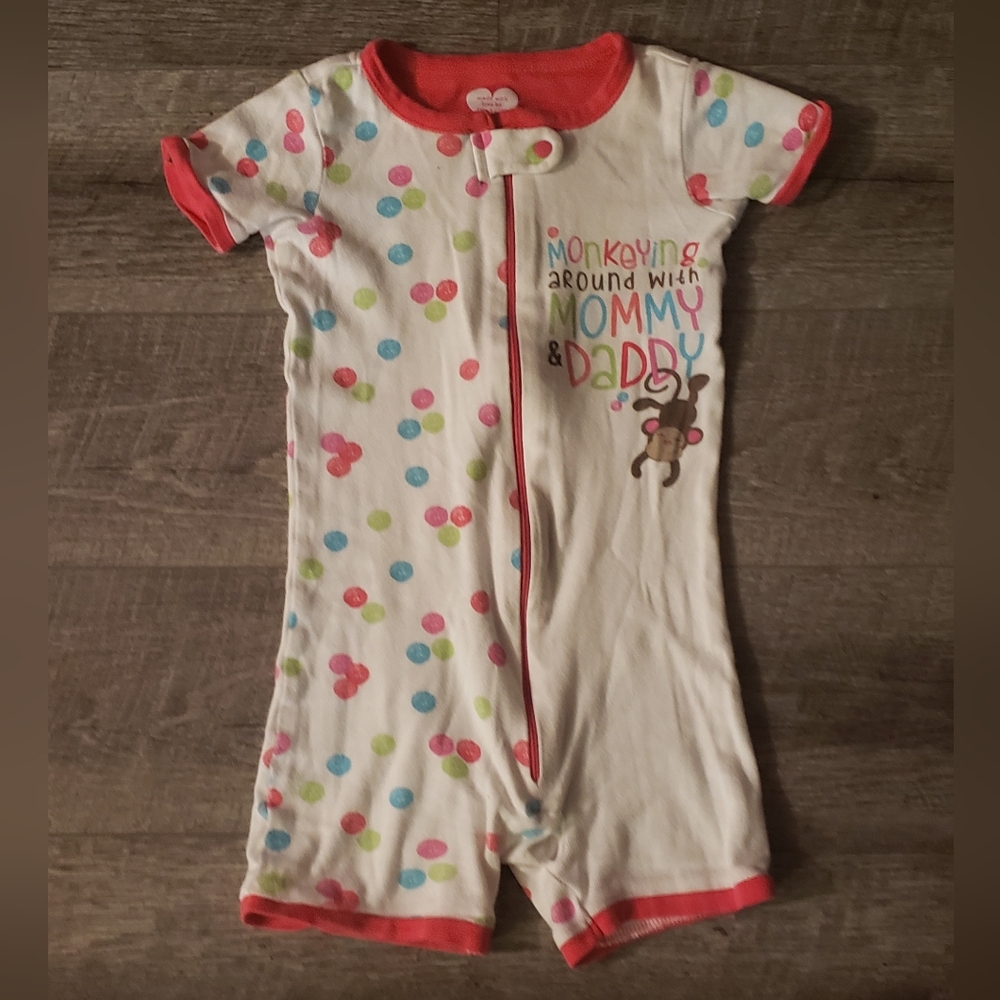 Sz 3T Zip-up Summer PJ'S